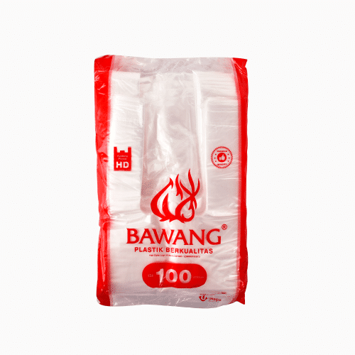 Bawang Kresek Gelas isi 1 10x30 Pak(100)