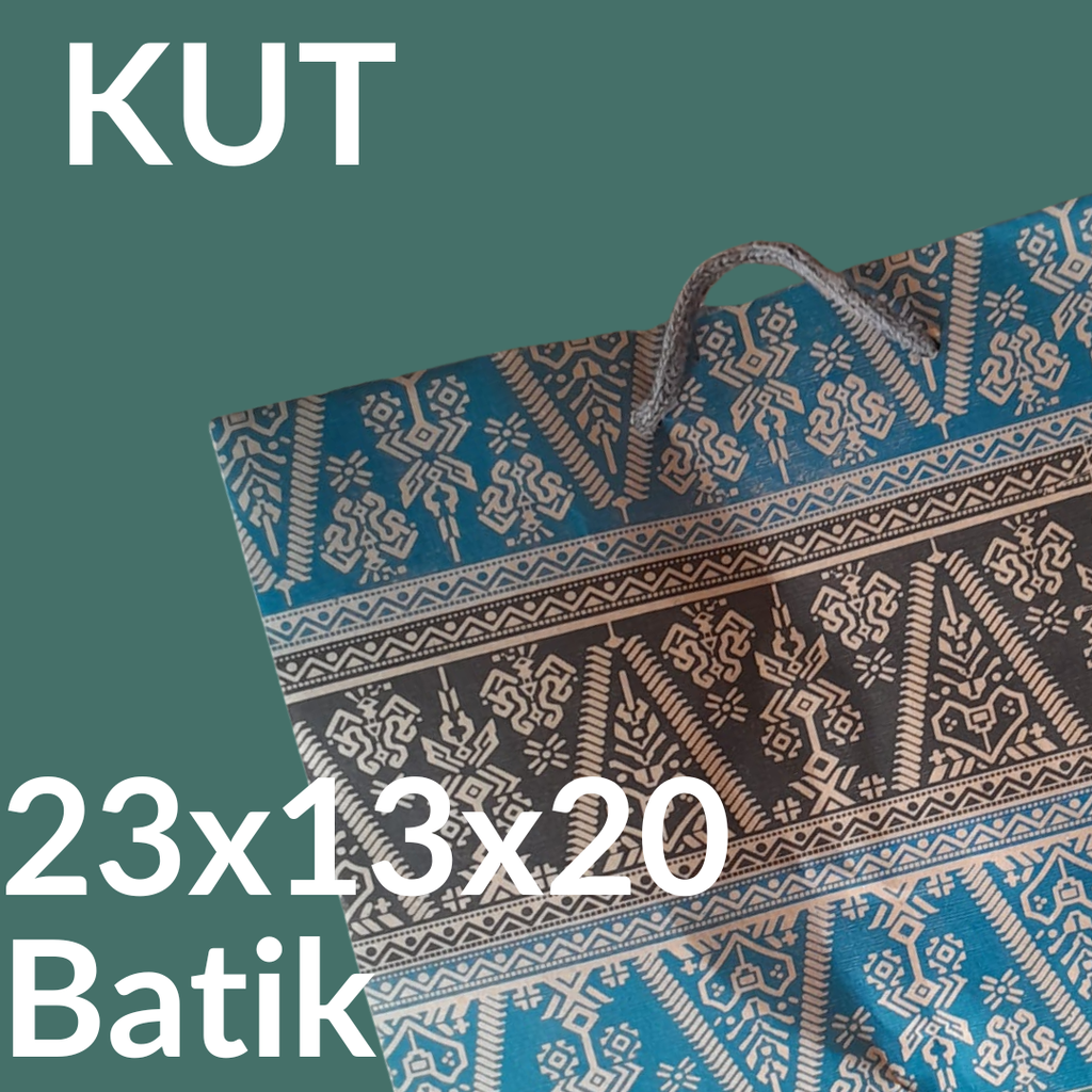 KUT Paper Bag NBK 23x13x20 Batik