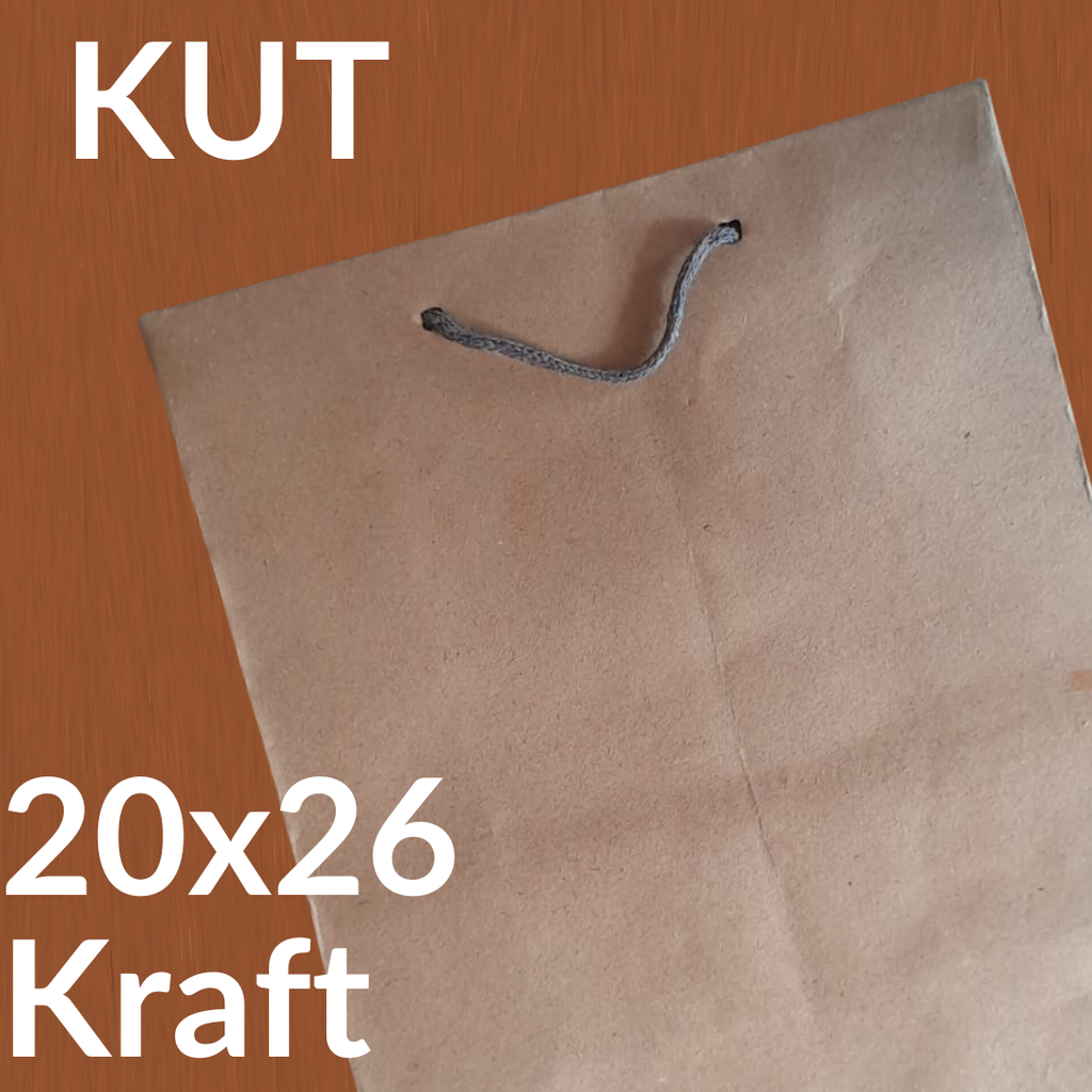 KUT Paper Bag 20x26 Kraft