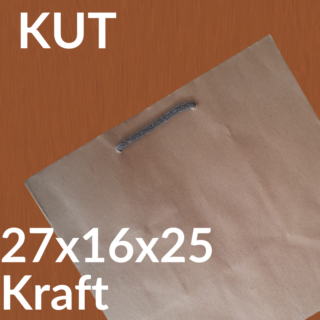 KUT Paper Bag NX 27x16x25 Kraft