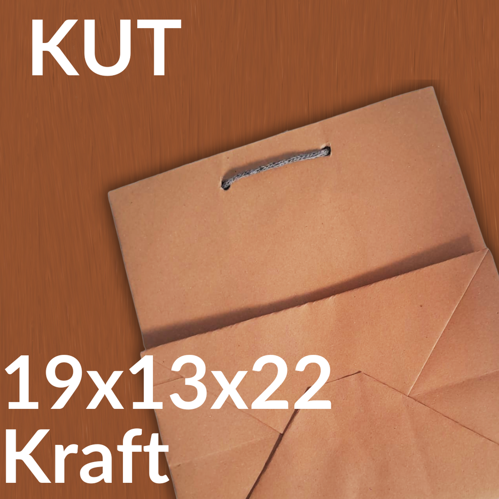 KUT Paper Bag R5 19x13x22 Kraft