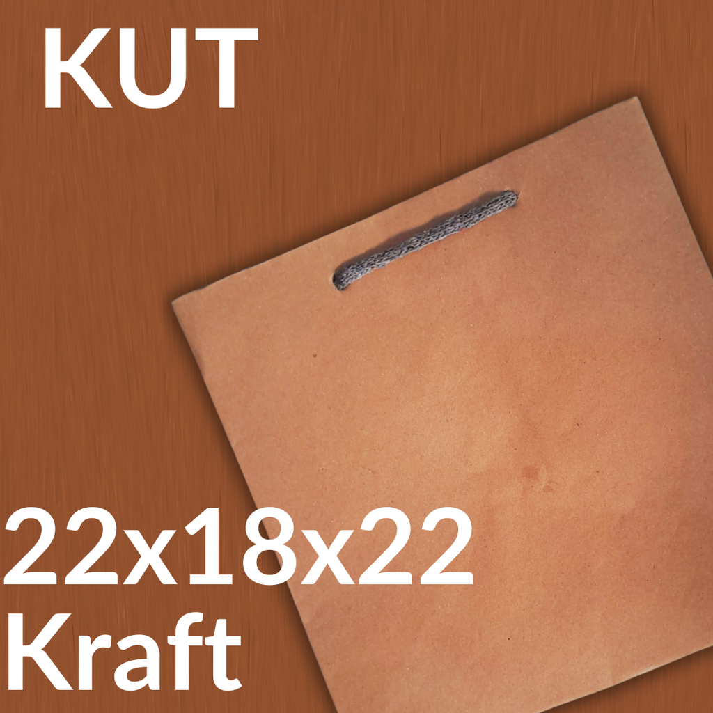 KUT Paper Bag R8 22x18x22 Kraft