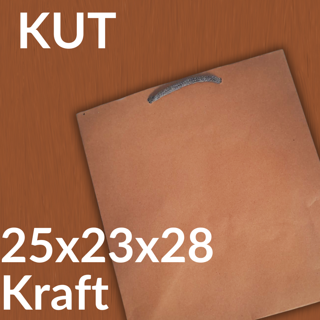 KUT Paper Bag R10 25x23x28 Kraft