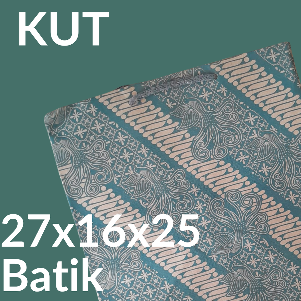 KUT Paper Bag NX 27x16x25 Batik