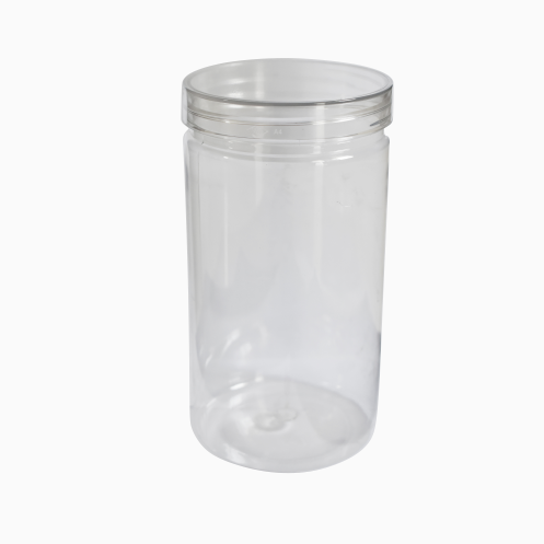 SMS Jar Cylinder 1000ml + Tutup Pet Bening