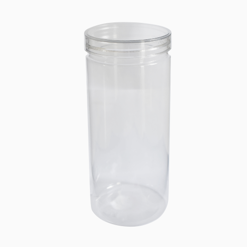 SMS Jar Cylinder 1300ml + Tutup Pet Bening