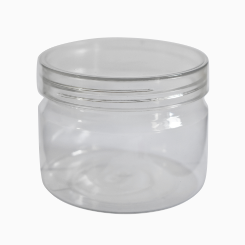 SMS Jar Cylinder 350ml + Tutup Pet Bening