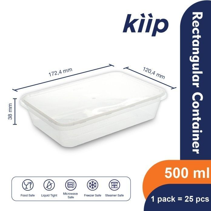 KIIP Thinwall 500ml Rectangle