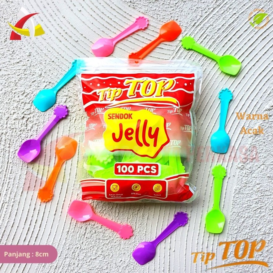 TIPTOP Sendok Teh Warna Pak(100)