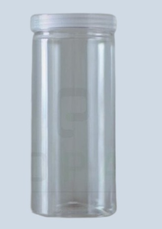 MMP Jar Cylinder 1300ml + Tutup Jar Pet Bening 