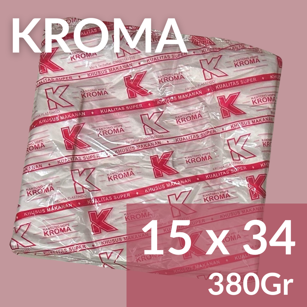 KROMA Kresek 02x15x34 Natural Merah Pak(194)