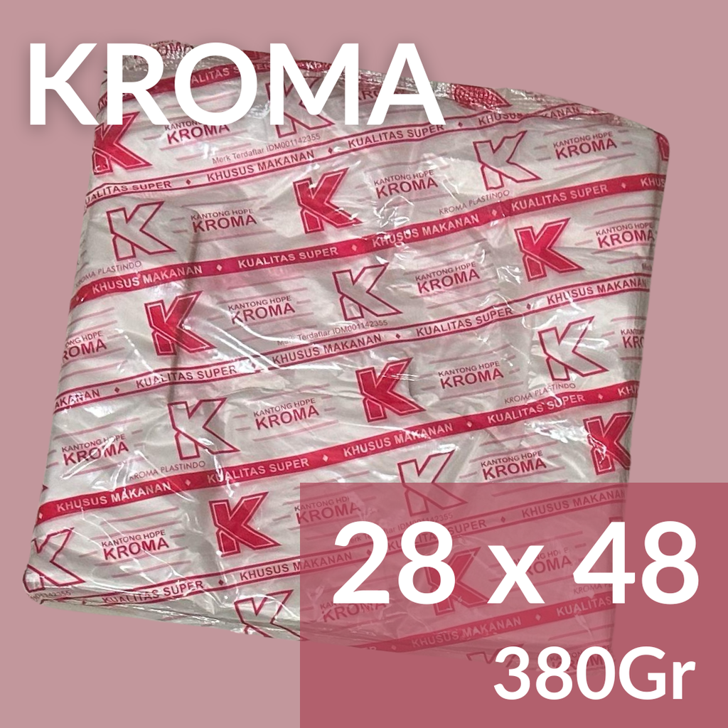 KROMA Kresek 02x28x48 Natural Merah Pak(74)