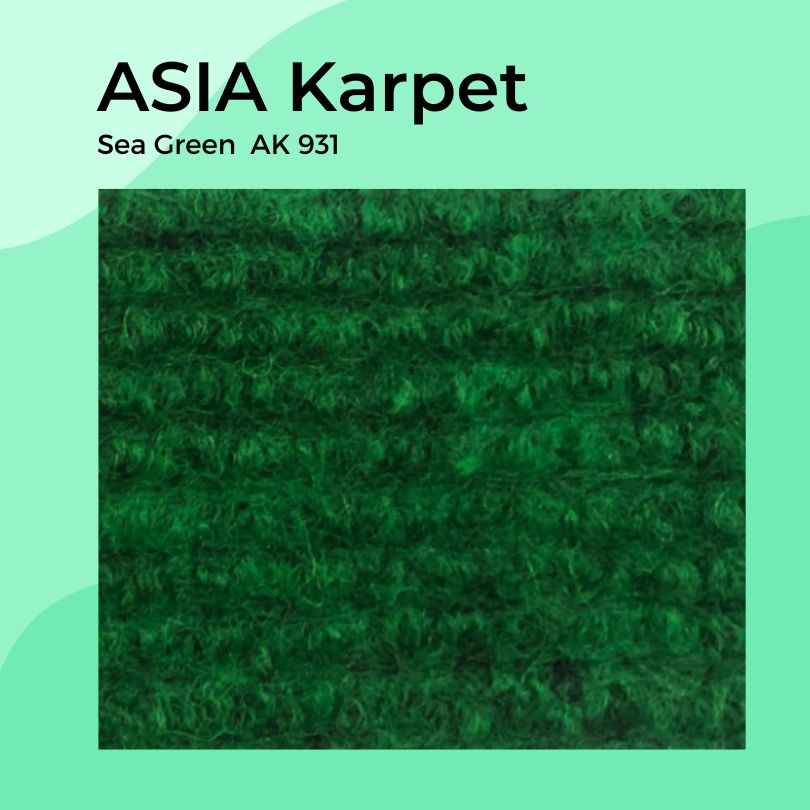 ASIA Karpet AK931 Hijau Sea Green Rol(30)