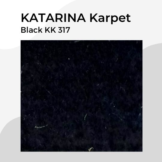 KATARINA Karpet KK317 Hitam Black Rol(30)