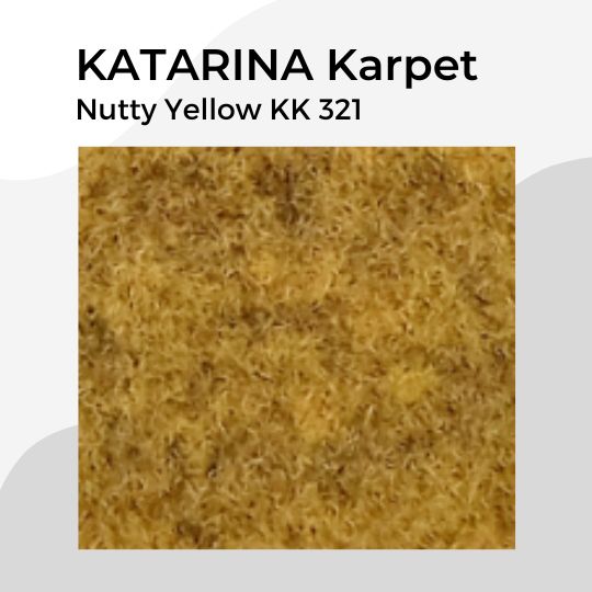 KATARINA Karpet KK321 Kuning Nutty Yellow Rol(30)