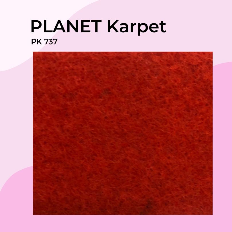 PLANET Karpet PK737 Merah Cerah Rol(30)