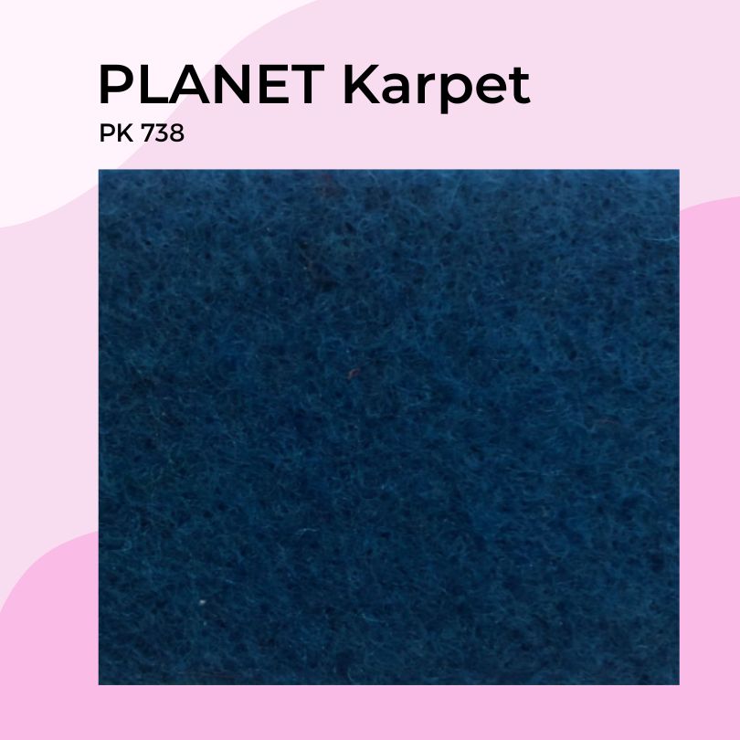 PLANET Karpet PK738 Biru Rol(30)