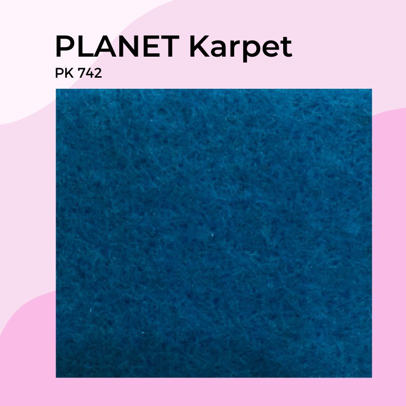 PLANET Karpet PK742 Biru Muda Rol(30)