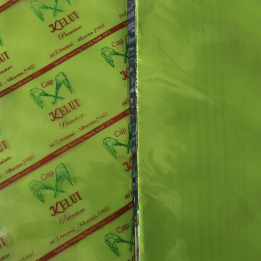 KELUT PE Lemper 008x10x20 Hijau Pak(100)