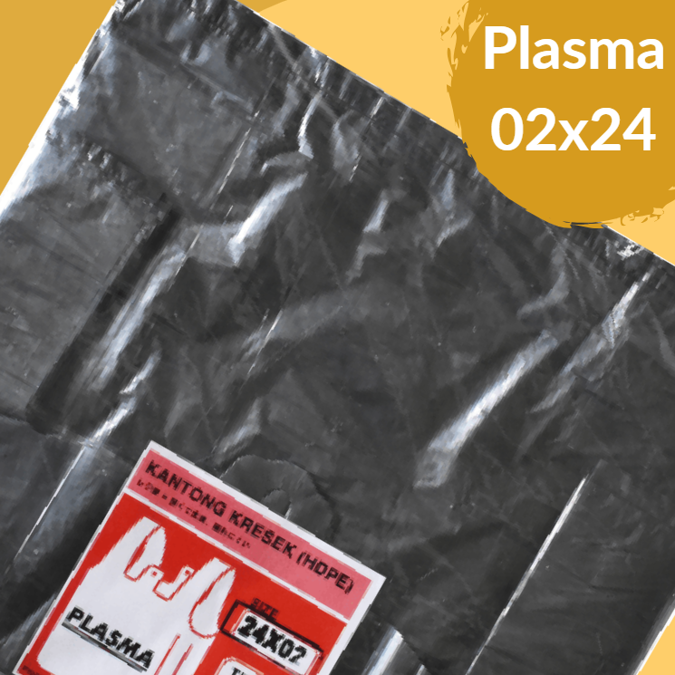 PLASMA Kresek 02x24x40 Hitam Pak(50)