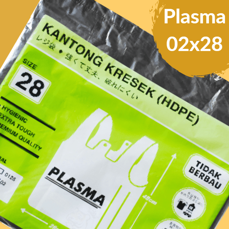 PLASMA Kresek 002x28x48 Hitam Pak(50)