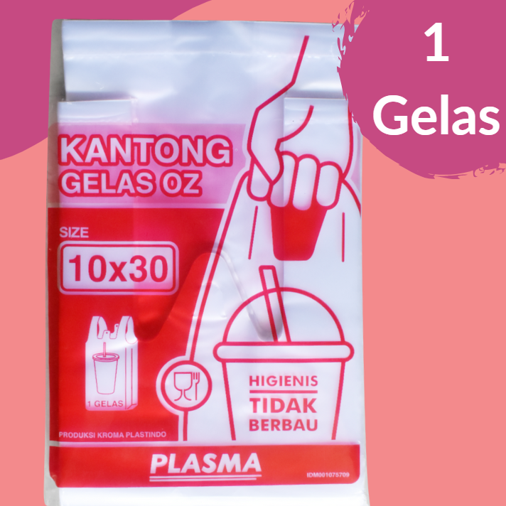 PLASMA Kresek Gelas 02x10x30 isi 1 Pak(50)