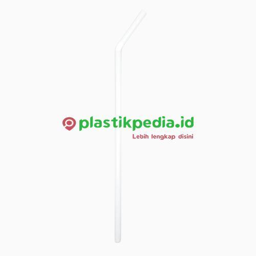 ABP Sedotan Bengkok 6mm 1kg Putih Pak(1450)