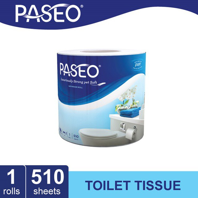 PASEO Toilet Roll Non Emboss Tissue Pak(510)