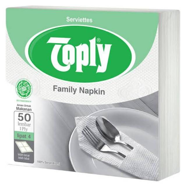 TOPLY Family Napkin Tissue Makan Lipat 4 (50)