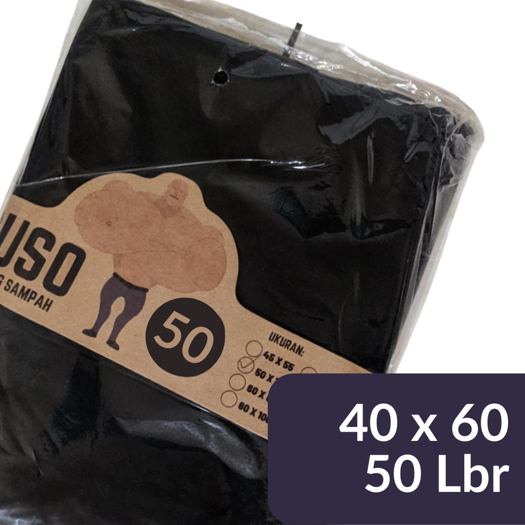 RUSO HD Sampah 40x60 Hitam (50)