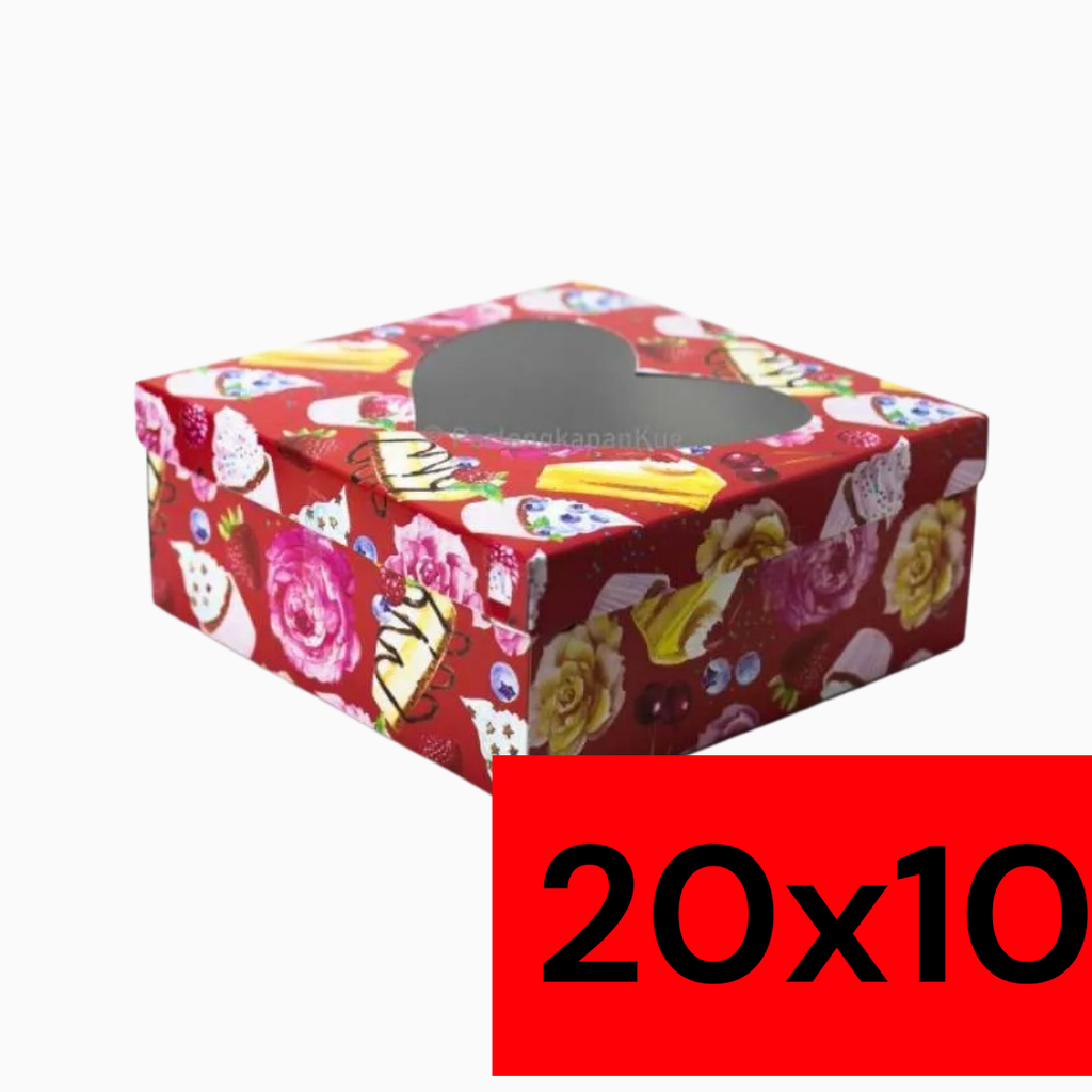 Dus Tar Tinggi 20x10 Tutup Hati Motif