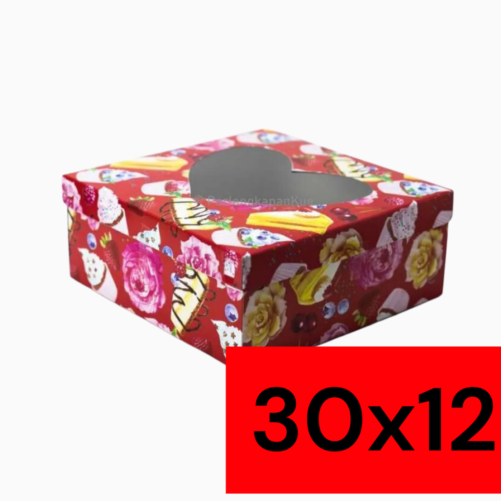 Dus Tar Tinggi 30x12 Tutup Hati Motif