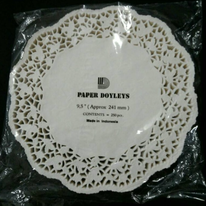 DIVA Alas Tar Paper Doyleys 9.5 Putih Pak(250)