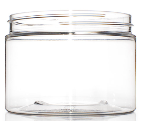 SOPRA Toples Cylinder 300ml 32g +  Tutup Jar Pet Cling Clear