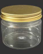 SOPRA Toples Cylinder 400ml 32g + Tutup Jar Aluminium Gold