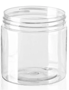 SOPRA Toples Cylinder 400ml 32g +  Tutup Jar Pet Cling Clear