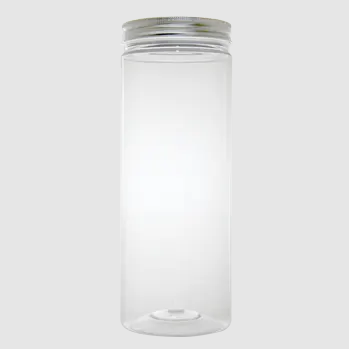 SOPRA Toples Cylinder 1500ml 58g + Tutup Jar Aluminium Silver