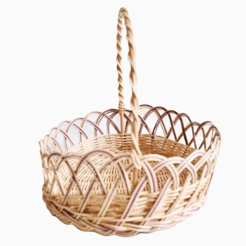 ALF Keranjang Rotan Oval Rejeng Kecil 37x28cm