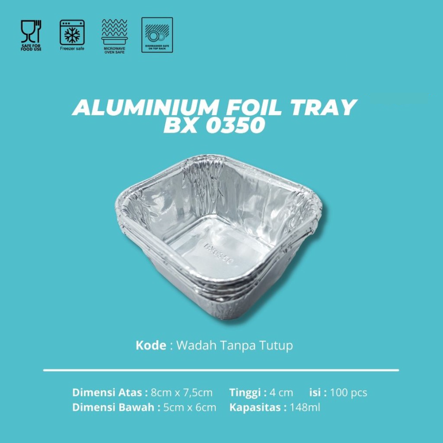 BEST FRESH Alu Tray BX 0350 Square