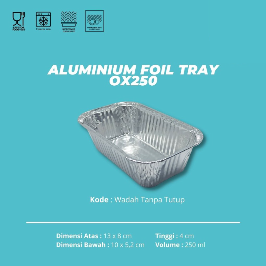 BEST FRESH Alu Tray OX 250 Rectangle