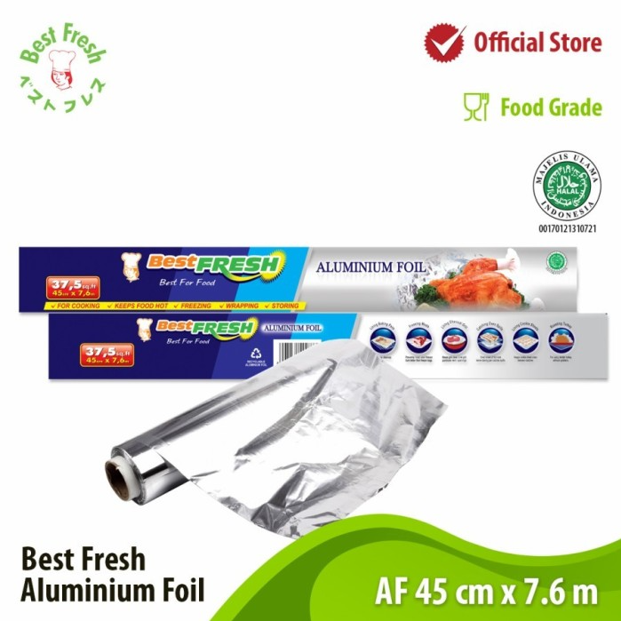 BEST FRESH Aluminium Foil 45x7.6m