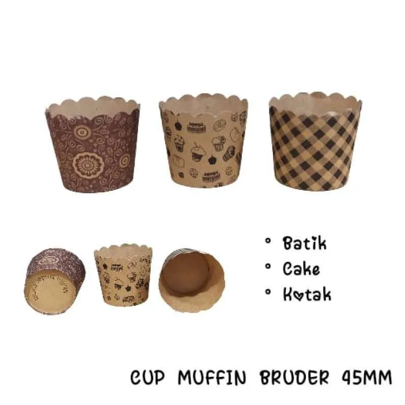 BEST FRESH Cup Cake Muffin Bruder 45mm Batik