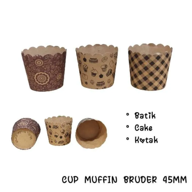 BEST FRESH Cup Cake Muffin Bruder 45mm Kotak