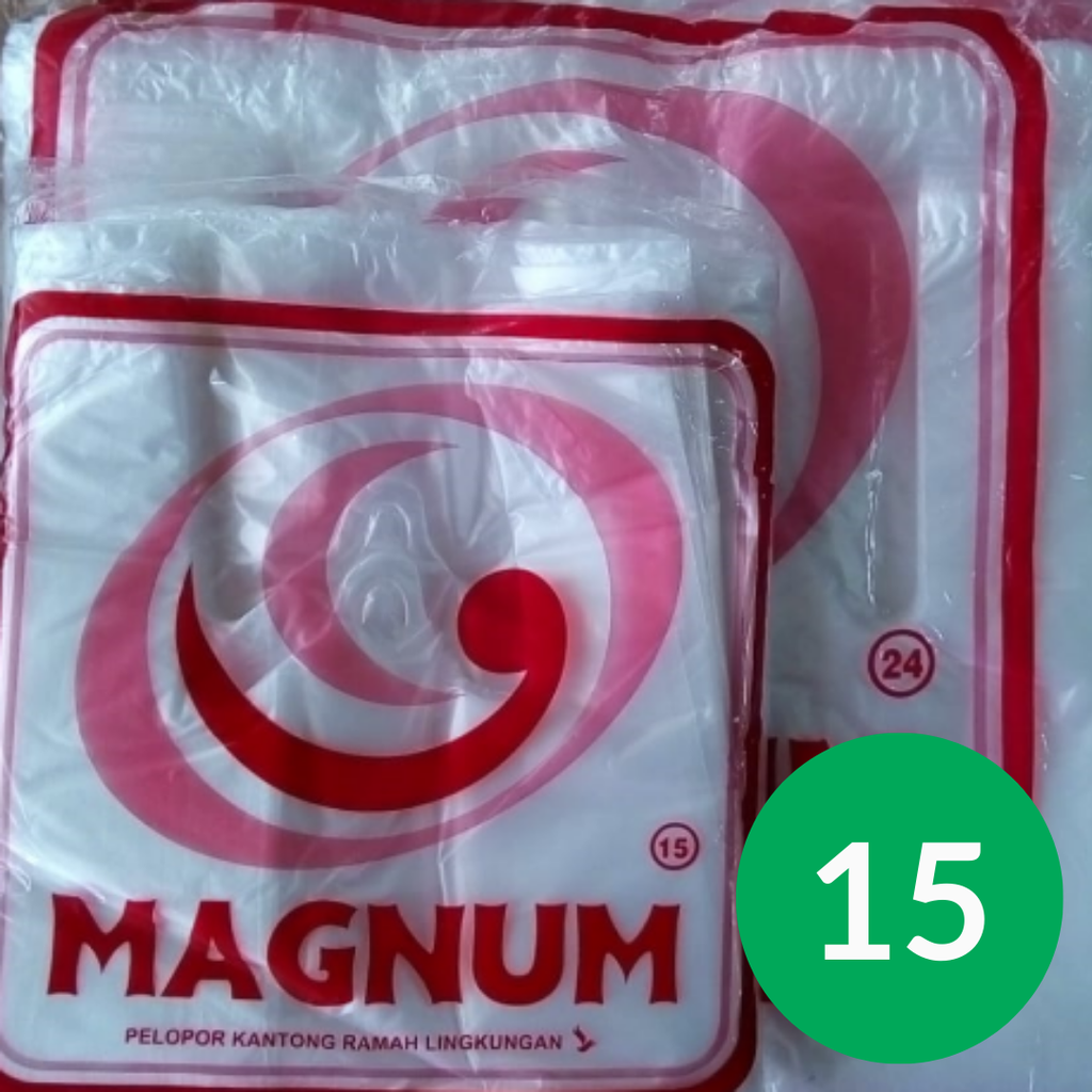 MAGNUM Merah Oxium Kresek 002x15x33cm Natural Pak(200g)