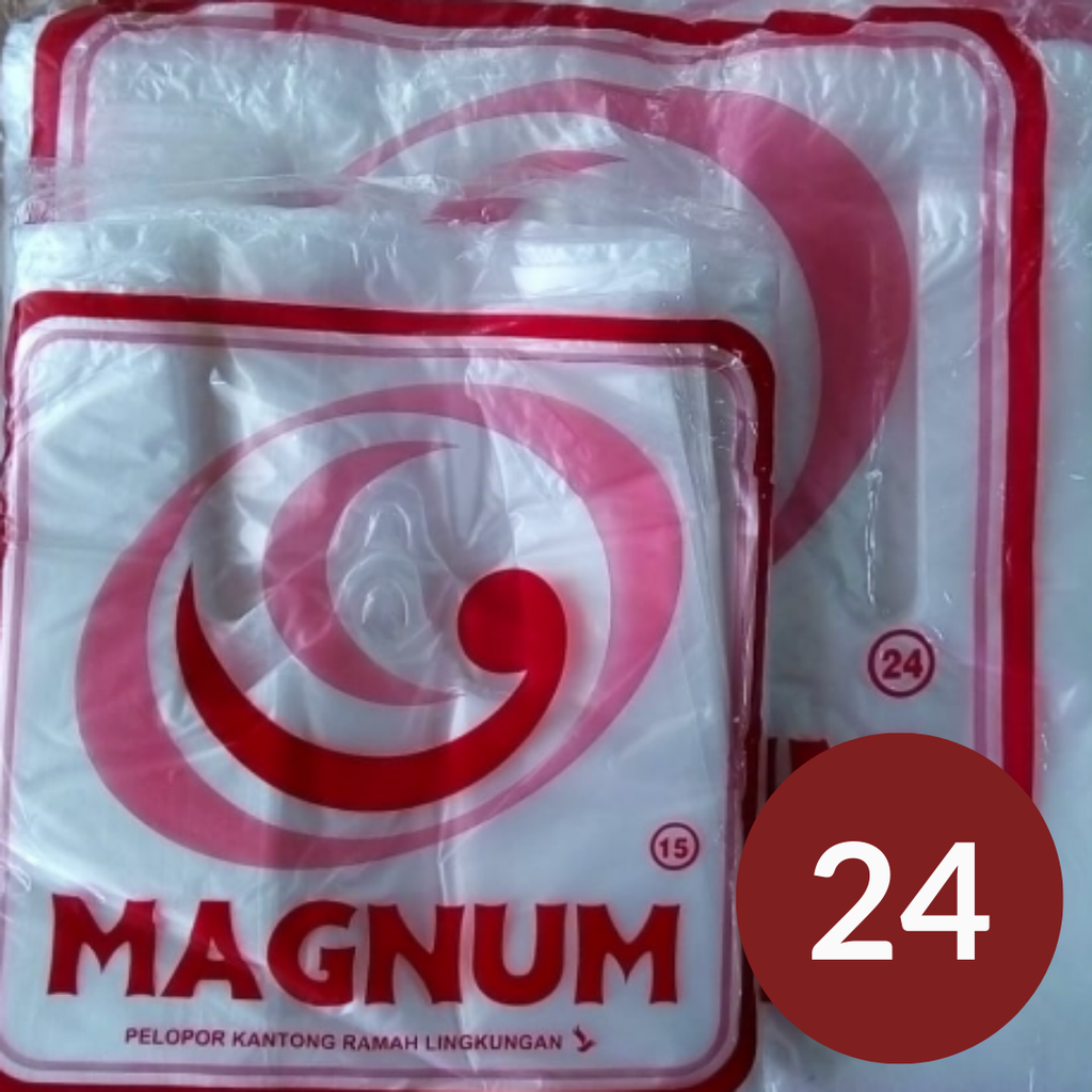 MAGNUM Merah Oxium Kresek 002x24x42cm Natural Pak(200g)