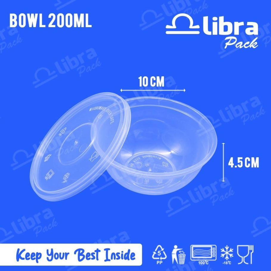 LIBRA Thinwall Bowl 200ml RB