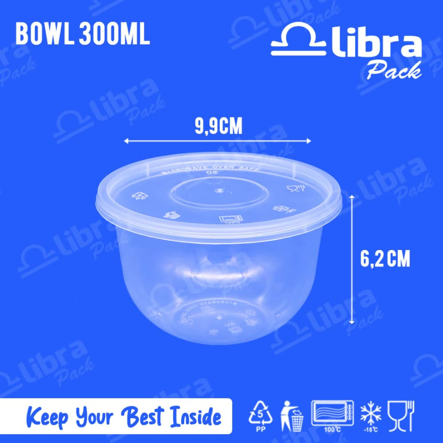 LIBRA Thinwall Bowl 300ml RB