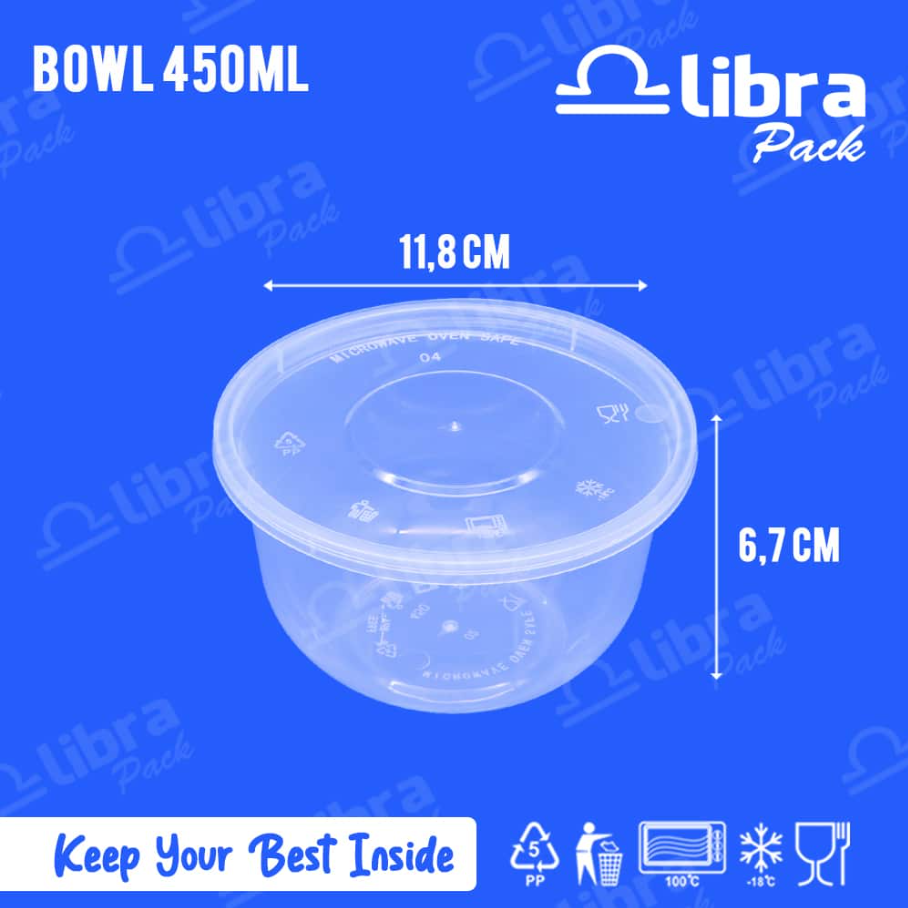 LIBRA Thinwall Bowl 450ml RB