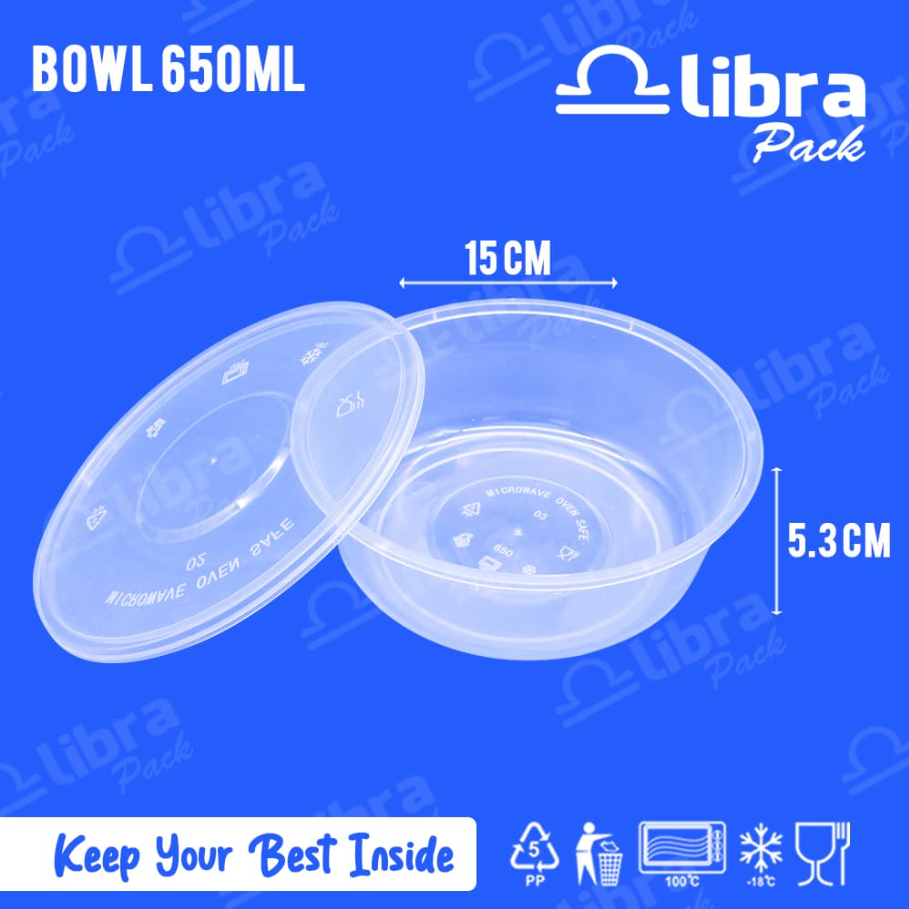 LIBRA Thinwall Round 650ml RD