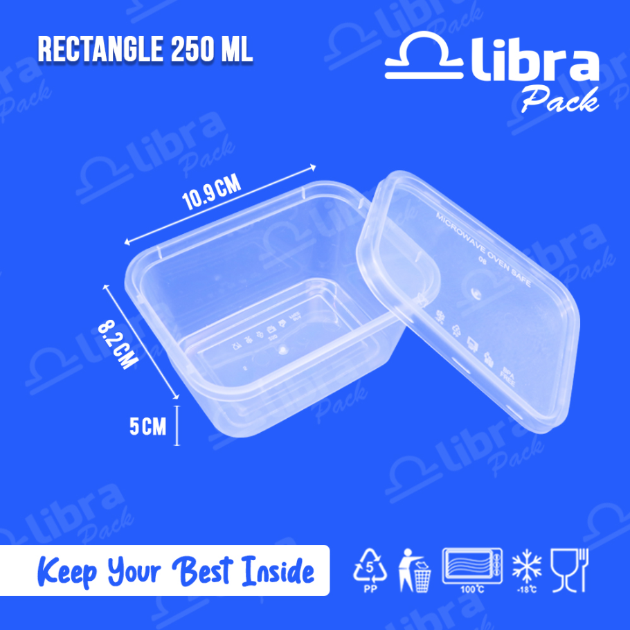 LIBRA Thinwall Rectangle 250ml